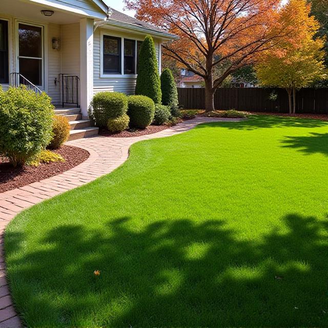 Thorough leaf and debris removal after service